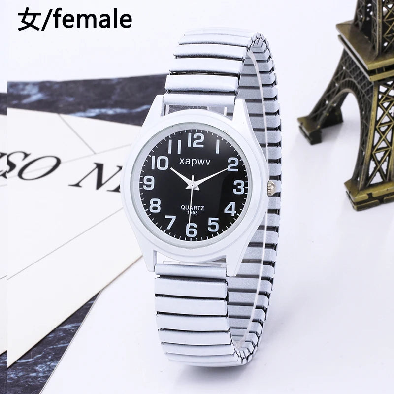 Casual Couple Watches Men Arabic Numerals Fashion Ladies Watch Quartz Wristwatch Pair