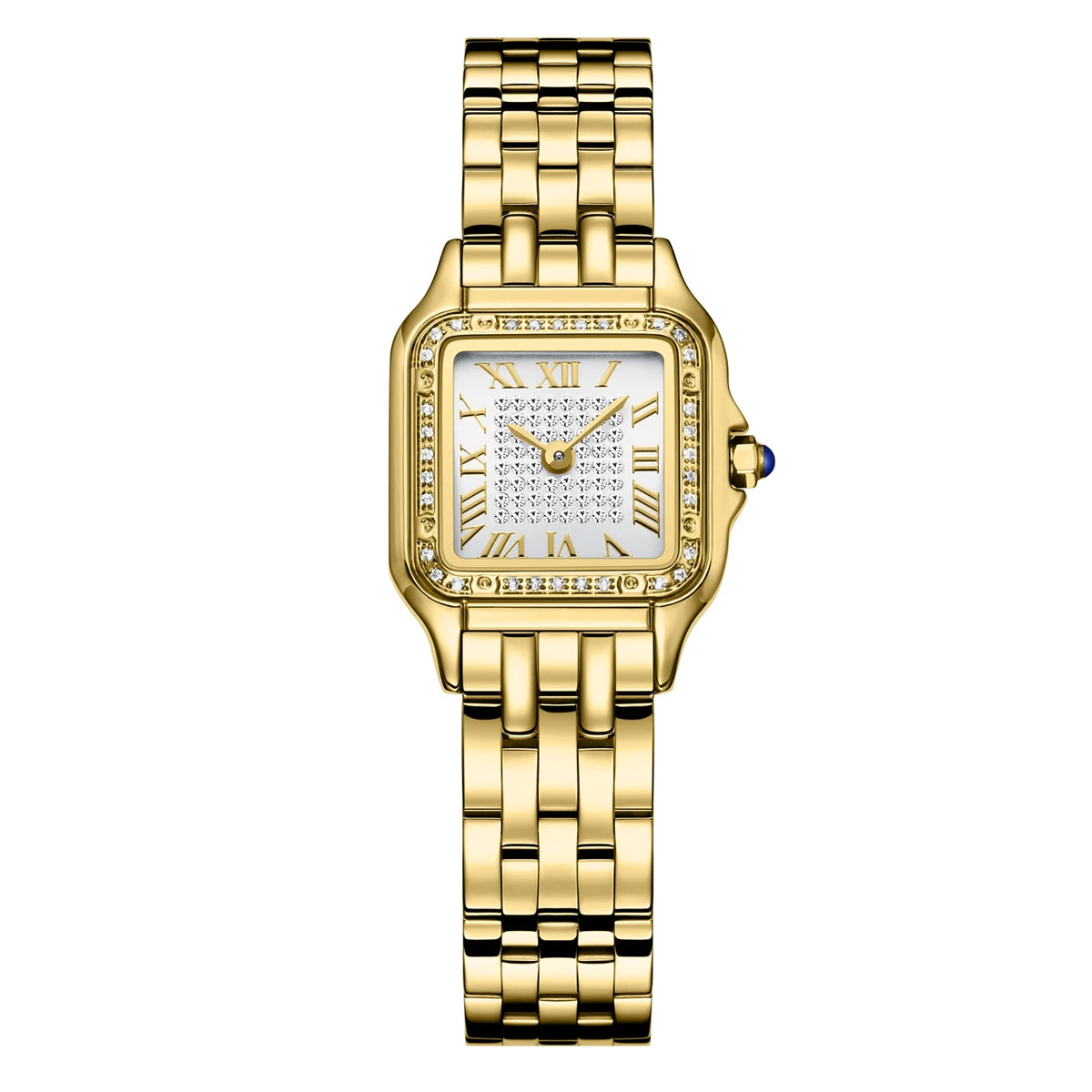 Watches for women, Classic Square Watches for Women with Roman Numerals Ladies Casual Dress Watch, Women's Premium Crystal Watch