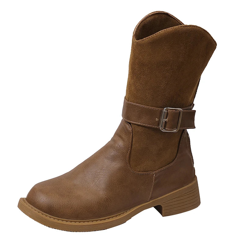 2026 New High Heels Women Boots Winter Punk Gothic Women’s Boots Fashion Elegant Retro Pumps Designer Woman Boots Fashion 42