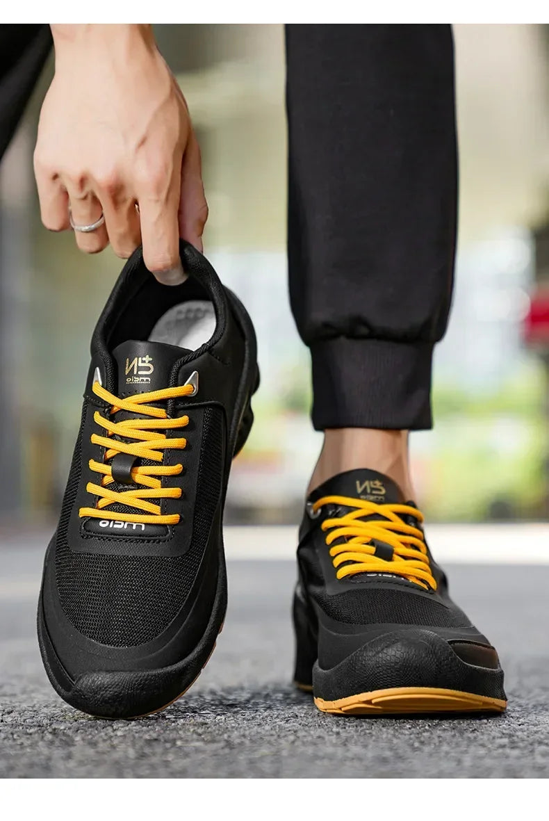 Men's Casual Sports Shoes Are Mainly Designed By The Brand, Featuring Original Anti-slip Flat Heels and Breathable Mesh Shoes