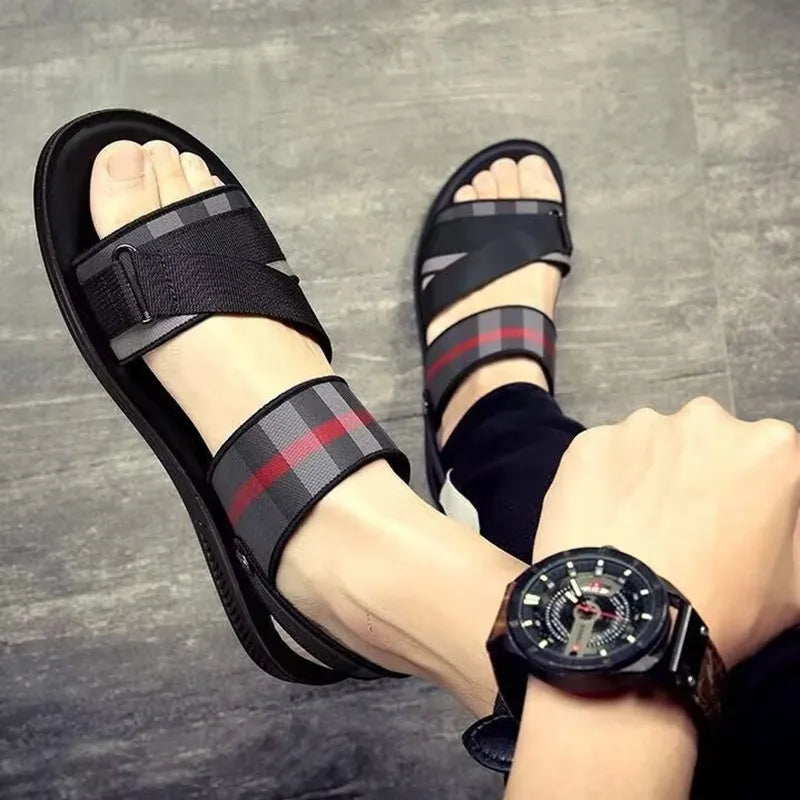 Men's Sandals 2025 Summer Male Beach Shoes Men High Quality Breathable Casual Sandals Fashion Outdoor Slippers Sandals 37-46