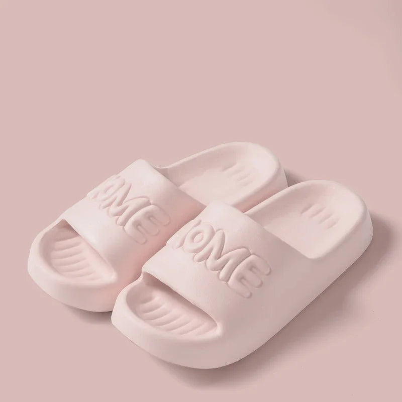 Slippers Woman Cute Home Bear 2025 Summer Beach Slides Indoor Soft Sole Non Slip Eva Sandals Men Male Flip Flops Shower Shoes