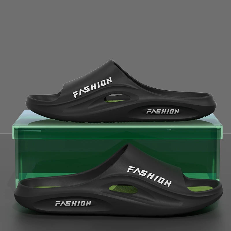 Men's slippers for outdoor wear in summer with soft soles 2024 new high-end sports sandals for men anti slip and odor proof