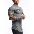 Men's T Shirt Men Summer Short Sleeve Cotton Tshirt Slim Fit Tops Tee Brand Male Clothing Casual Fashion T-shirts Men