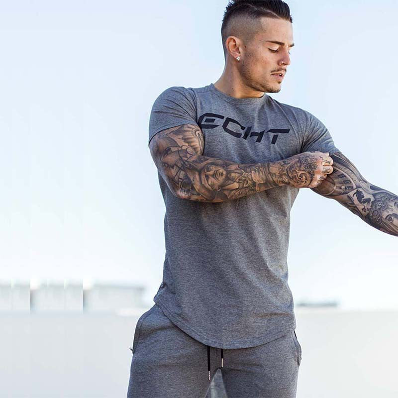 Men's T Shirt Men Summer Short Sleeve Cotton Tshirt Slim Fit Tops Tee Brand Male Clothing Casual Fashion T-shirts Men