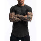 Men's T Shirt Men Summer Short Sleeve Cotton Tshirt Slim Fit Tops Tee Brand Male Clothing Casual Fashion T-shirts Men