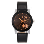 Couple Lover Watches Quartz Dial Clock PU Leather WristWatch Relojes Watch Women Men Fashion Luxury Relogio Feminino Saat