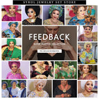 Hot Sale Fashion Woman Necklace Jewelry Set Face Shape Chain Pendant Design Big Earring Square Ring Gift  Jewelry Sets