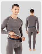 52025 Warm & Thick Thermal Underwear for Men – Premium Wool, Silk, and Graphene Blend. Optimal Base Layer for Cold Weather