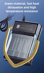 1.5V USB 4 slots Charger Independent Charging AA alkaline battery charger Smart Portable Rechargeable Battery Charger with cover