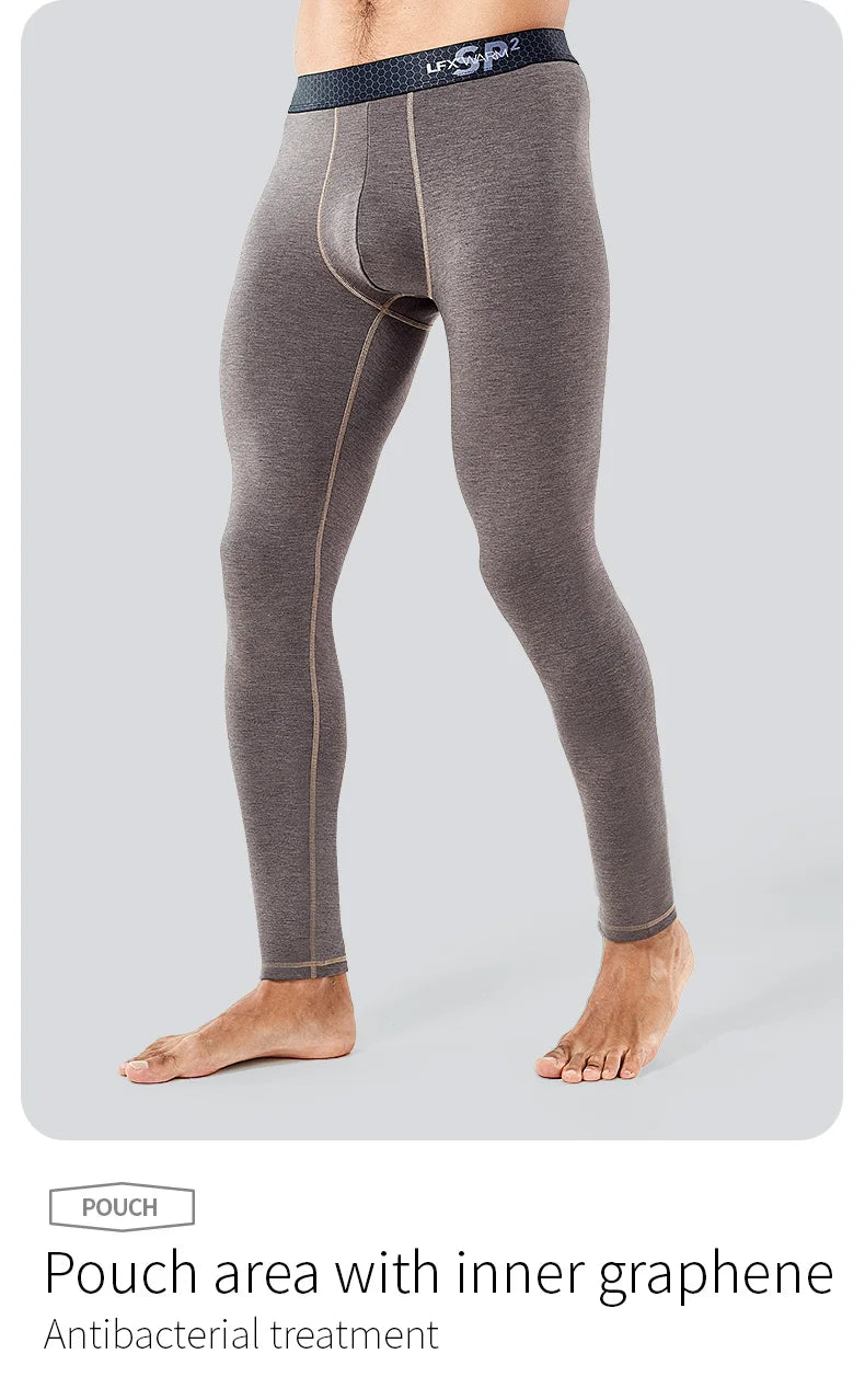 52025 Warm & Thick Thermal Underwear for Men – Premium Wool, Silk, and Graphene Blend. Optimal Base Layer for Cold Weather