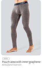 52025 Warm & Thick Thermal Underwear for Men – Premium Wool, Silk, and Graphene Blend. Optimal Base Layer for Cold Weather