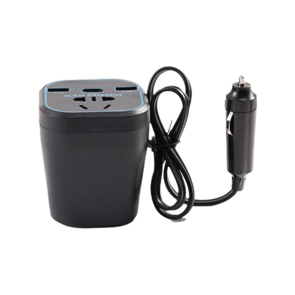 Car Power Inverter 12V/24V TO 110V 220V Converter Type-C Multi-function Charger Socket 3.1A Fast Charger Car Power Converter