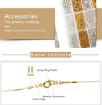 Alloy Accessories Jewelry Findings Set Copper Wire Open Jump Rings Jewelry Making ToolsEarring Hook Jewelry Making Supplies Kit