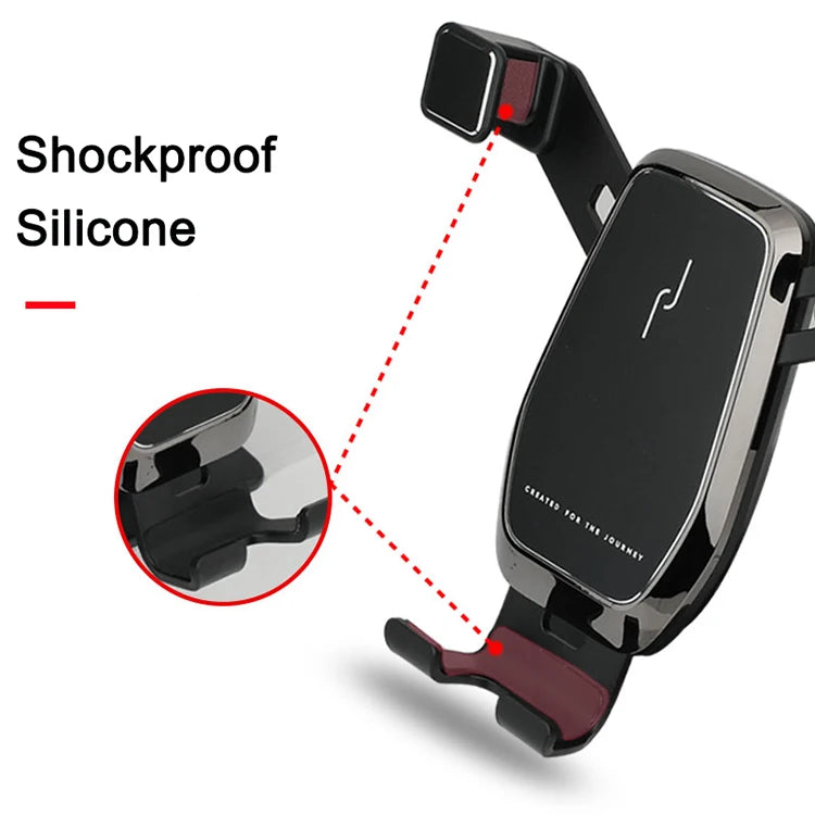Car Mobile Phone Holder Air Vent Clip Mount Phone Holder for MG HS Accessories 2018 2019 2020 2021