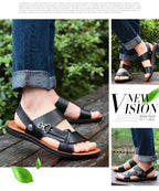 Men's Summer Men's Open-toed Sandals Fashion Trend Beach Shoes Slippers Men's Sandals Mens Sandals Summer Leather Sandals Shoes