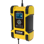 Car Battery Chargers 12A Large Power Full Automatic Smart Battery Chargers 12V 24V Battery Desulfator for Car Truck