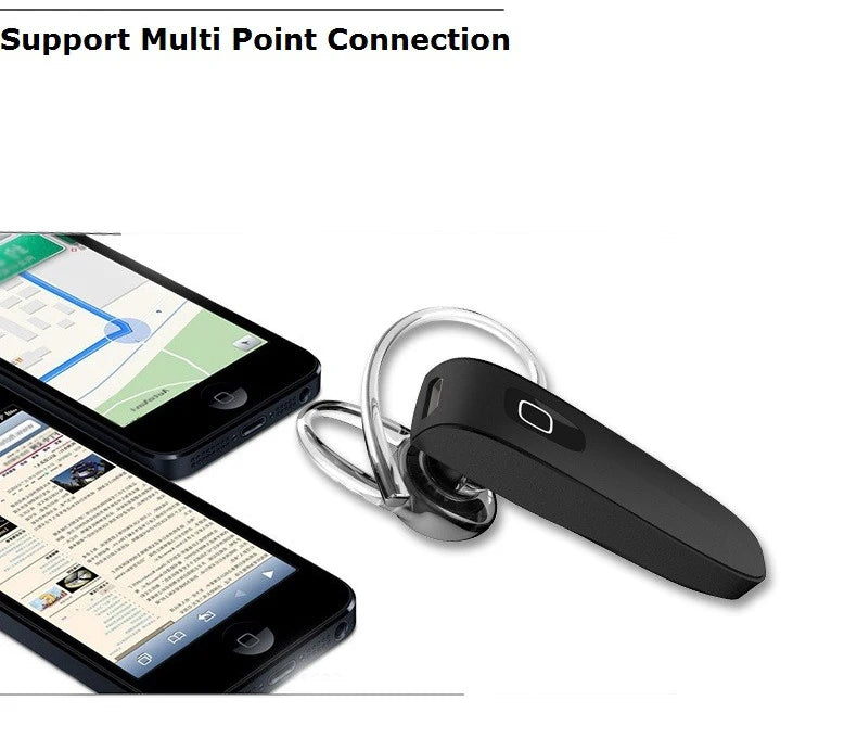 GENAI Hands Free Handsfree Auriculares Mini Bluetooth Headset Earphone For Phone Cordless Blutooth Wireless Headphone Earpiece