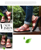 Men's Summer Men's Open-toed Sandals Fashion Trend Beach Shoes Slippers Men's Sandals Mens Sandals Summer Leather Sandals Shoes