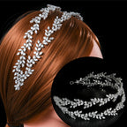 Crystal Headbands Luxury Bridal Crowns Elegant Headwear Prom Hair Wear Wedding Jewelry Cz Tiaras