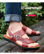 Men's Summer Men's Open-toed Sandals Fashion Trend Beach Shoes Slippers Men's Sandals Mens Sandals Summer Leather Sandals Shoes