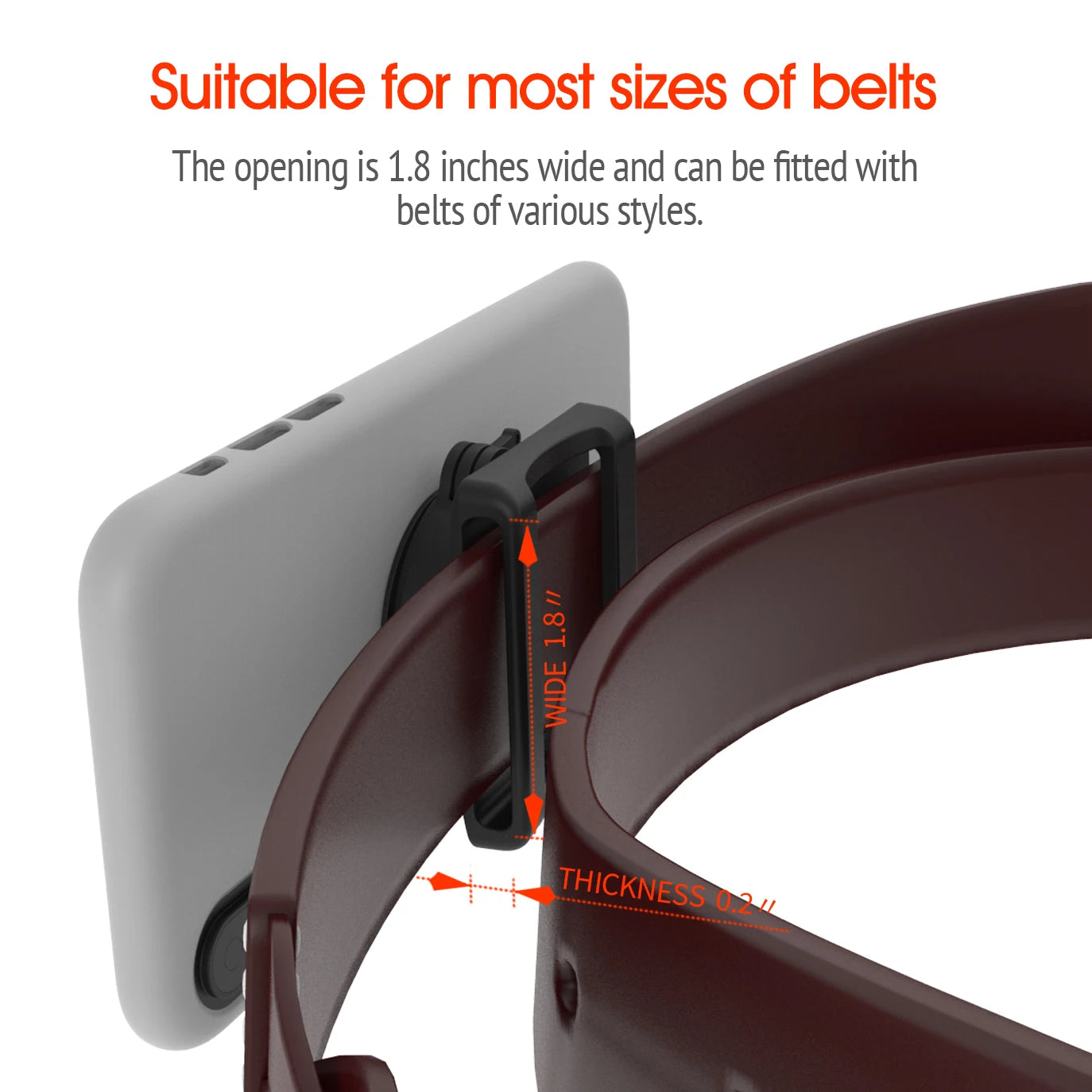 Belt Clip Mobile Phone Stand Holder for iPhone Xiaomi  Portable Accessorie Sport Running Men Women