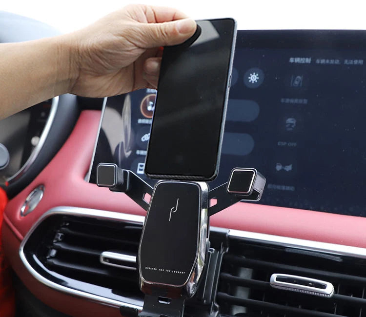 Car Mobile Phone Holder Air Vent Clip Mount Phone Holder for MG HS Accessories 2018 2019 2020 2021