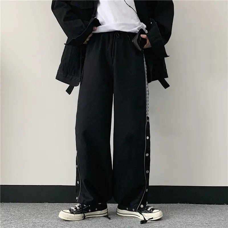 Pants Women Student Trend Ins Japanese Retro-breasted Casual Pants Sports Trousers Female Joggers Sweatpants Dropshipping