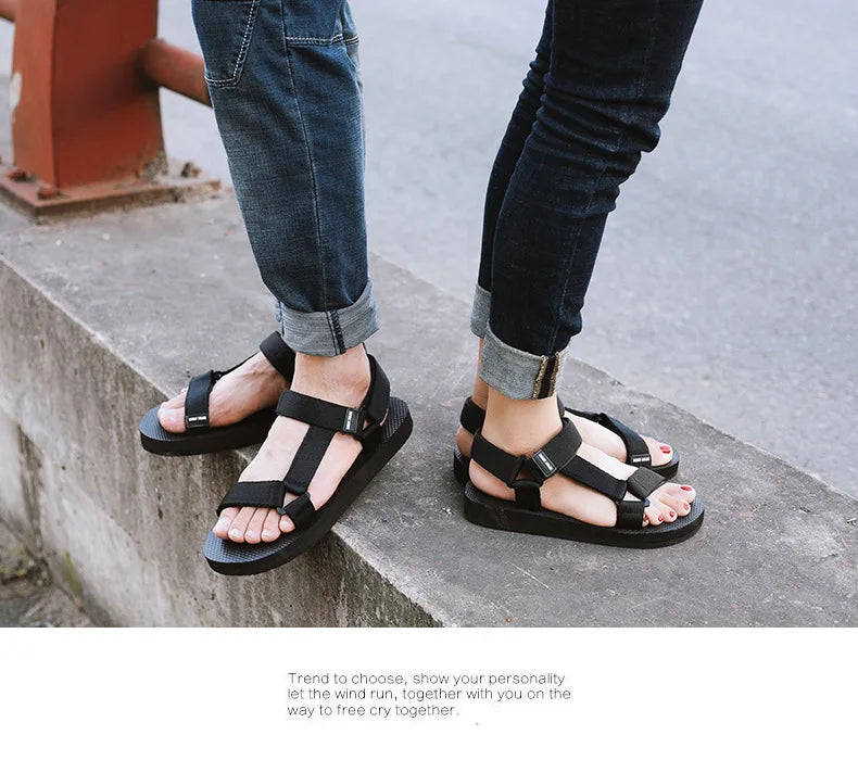 Men Sandals Simple Casual Summer Shoes Comfortable Sneakers Outdoor Beach Vacation Sandals 2023 New Male Casual Sandals shoes
