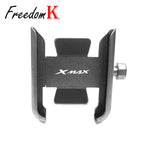 Motorcycle Phone Holder Accessories FIT For XMAX300 XMAX400  X-MAX 125/250/300/400 High Quality  Aluminum Mobile Stand Holder