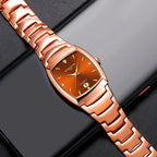 Couple Watches for Lovers Quartz Wristwatch Man Fashion Business Men Watch for Women Watches Tungsten Steel Ladies Watch xfcs