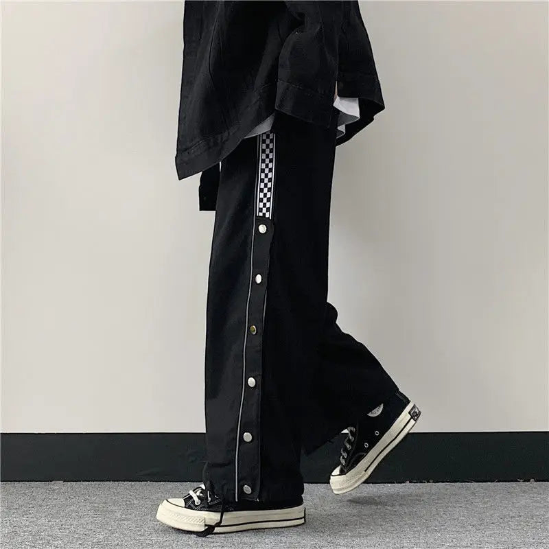 Pants Women Student Trend Ins Japanese Retro-breasted Casual Pants Sports Trousers Female Joggers Sweatpants Dropshipping