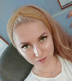 Winter Ear Warmer Headband Women Fashion Elastic Wool Knitted Headband Head Wrap Hairband Girls Elegant Hair Band Accessories