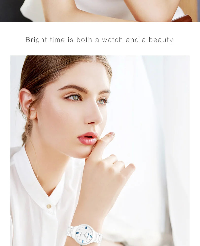 ceramic watches for women fashion ladies watches  Gifts for women quartz Watch  clock luxury hot sale luxury Women's wristwatch