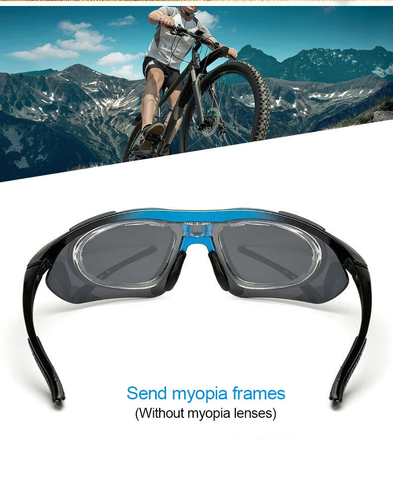 Cycling Sunglasses Sports Men Glasses Road Bicycle Glasses Mountain Bike Riding Protection Goggles Eyewear Women Sun Glasses