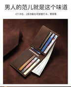 Custom Mens Wallets with Names Leather Wallet for Men Genuine Leather Men Wallets Personalised Gifts for Men Drop Shipping