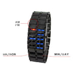 couple watches Binary LED Digital Quartz Wrist Watch Fashion Men's Watches Gift for Father's Day binary clock binary watch