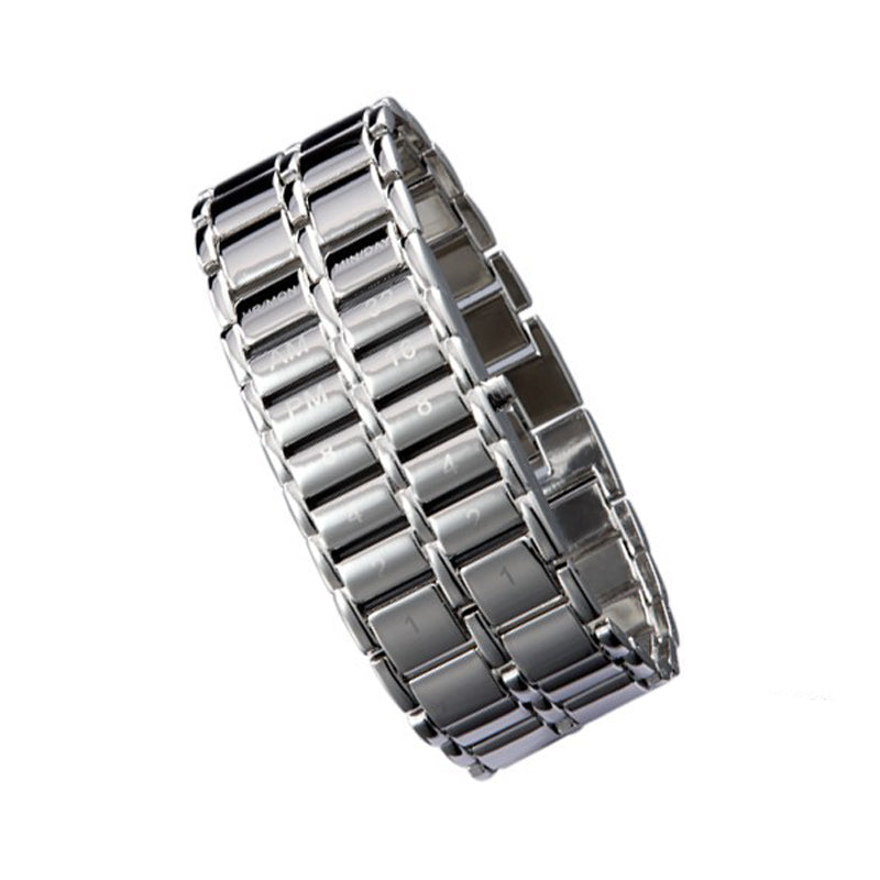 couple watches Binary LED Digital Quartz Wrist Watch Fashion Men's Watches Gift for Father's Day binary clock binary watch