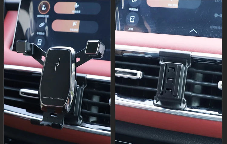 Car Mobile Phone Holder Air Vent Clip Mount Phone Holder for MG HS Accessories 2018 2019 2020 2021