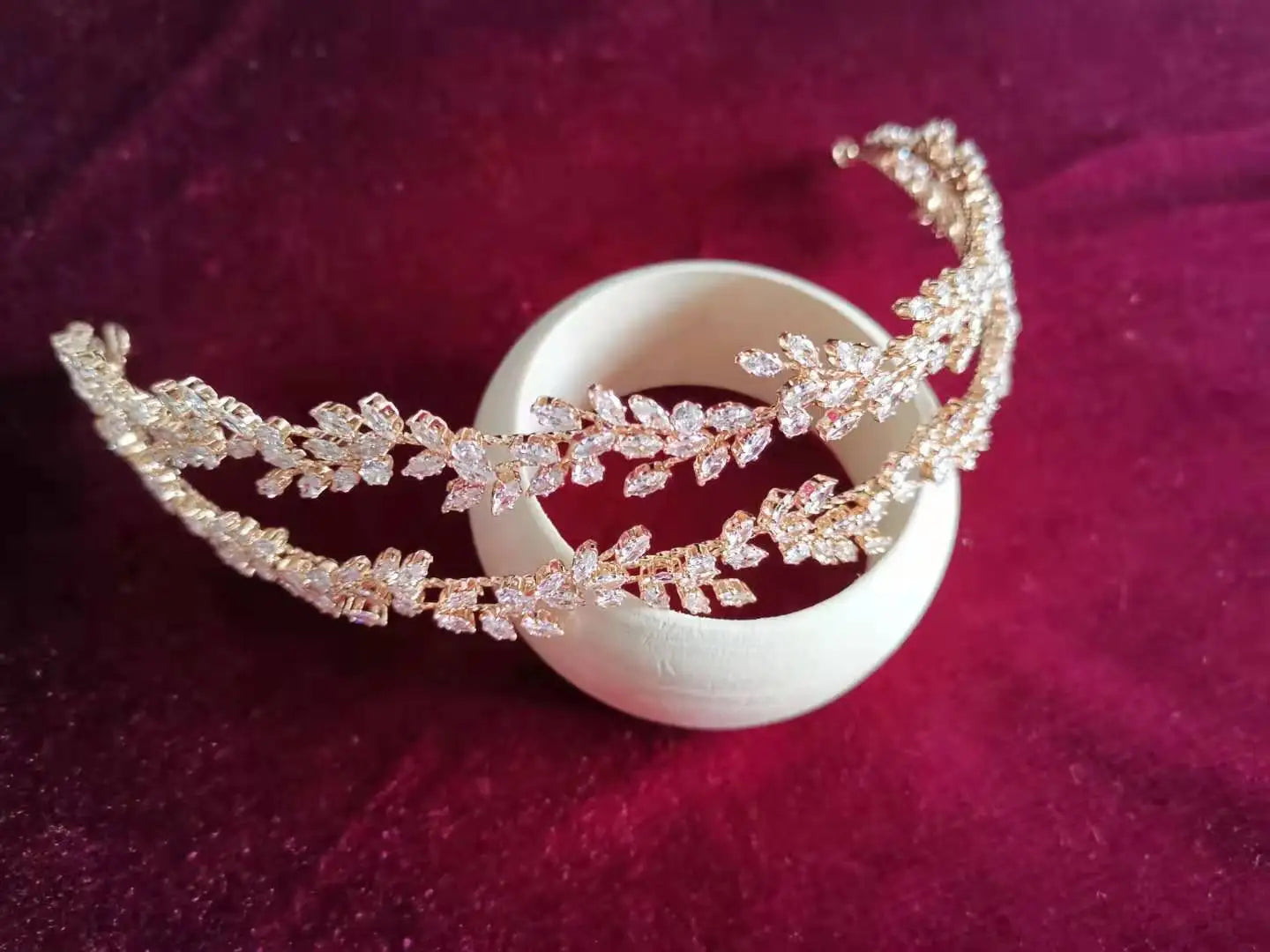 Crystal Headbands Luxury Bridal Crowns Elegant Headwear Prom Hair Wear Wedding Jewelry Cz Tiaras