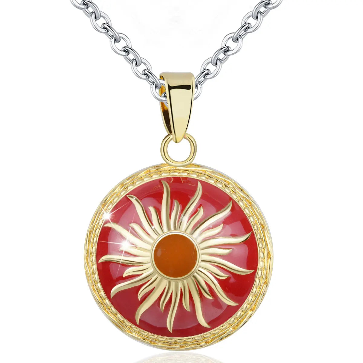 Eudora 1 pc colorful Harmony bola ball Pendant Necklace with Link Chain Pregnancy Ball Jewelry Chime Bola women Jewelry Mom Gift