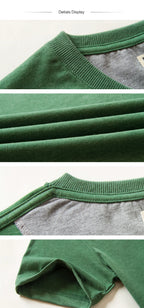 Men's T-shirt Cotton Solid Color t shirt Men Causal O-neck Basic Tshirt Male High Quality Classical Tops