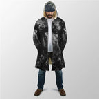 Winter Men For Women Hooded Cloak Darkness Wolf Love Gets you Hurt 3D All Over Prined Fleece wind breaker Warm Hood Cloak