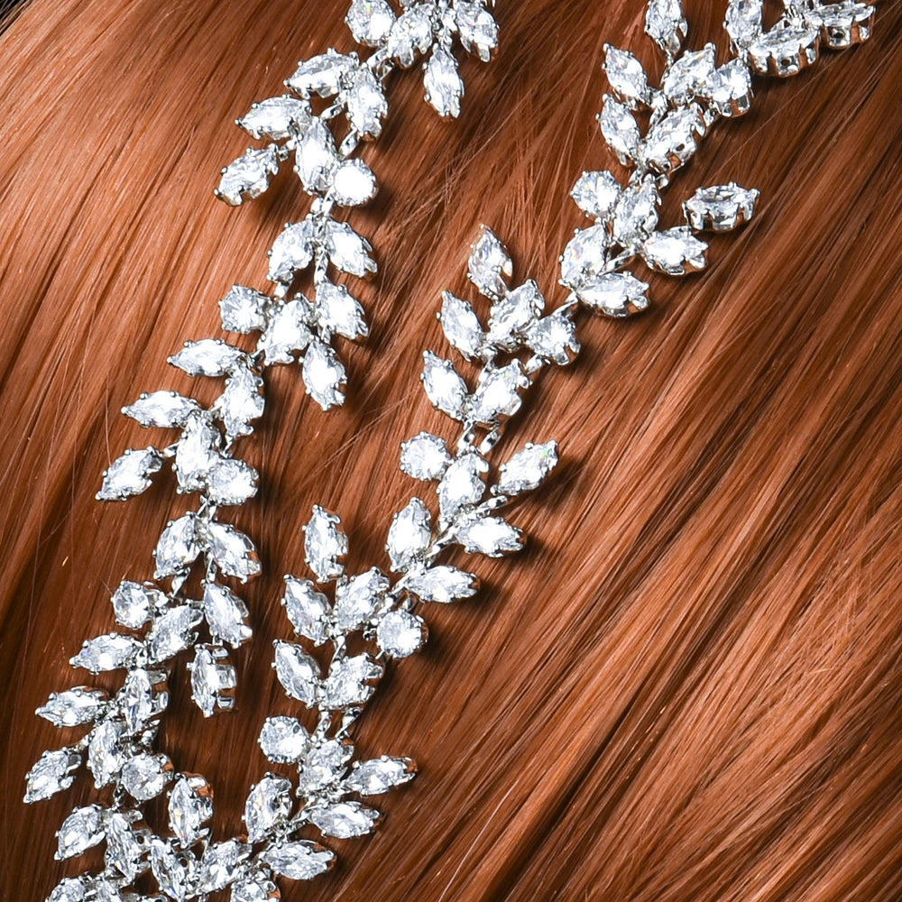 Crystal Headbands Luxury Bridal Crowns Elegant Headwear Prom Hair Wear Wedding Jewelry Cz Tiaras