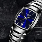 Couple Watches for Lovers Quartz Wristwatch Man Fashion Business Men Watch for Women Watches Tungsten Steel Ladies Watch xfcs