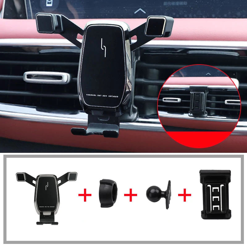 Car Mobile Phone Holder Air Vent Clip Mount Phone Holder for MG HS Accessories 2018 2019 2020 2021