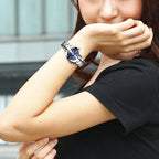 Couple Watches for Lovers Quartz Wristwatch Man Fashion Business Men Watch for Women Watches Tungsten Steel Ladies Watch xfcs