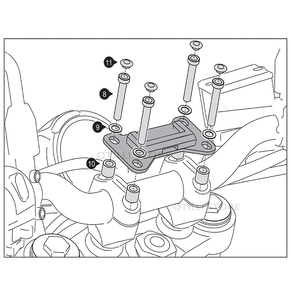 NEW For  125 Duke 2011-2016 2015 2014 2013 2012 Motorcycle Accessories Black Mobile Phone Holder GPS Stand Bracket