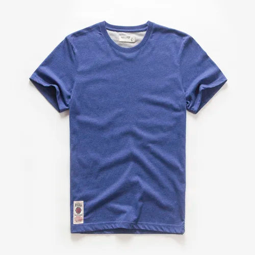 Men's T-shirt Cotton Solid Color t shirt Men Causal O-neck Basic Tshirt Male High Quality Classical Tops