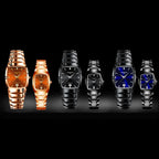 Couple Watches for Lovers Quartz Wristwatch Man Fashion Business Men Watch for Women Watches Tungsten Steel Ladies Watch xfcs